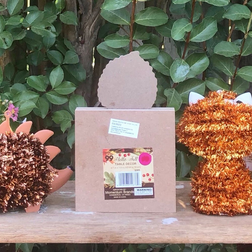 Autumn/Fall Tabletop Home Decor 3 pc Set - Picture 4 of 4